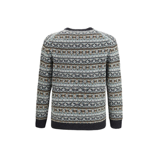 Brooksfield Multicolor Wool Sweatshirt Mens Sweater