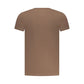 Aeronautica Militare Brown Cotton Men T-Shirt