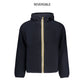 K-WAY Blue Polyester Jackets & Coat