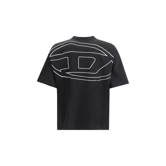 Diesel Black Cotton T-Shirt Mens T-Shirt