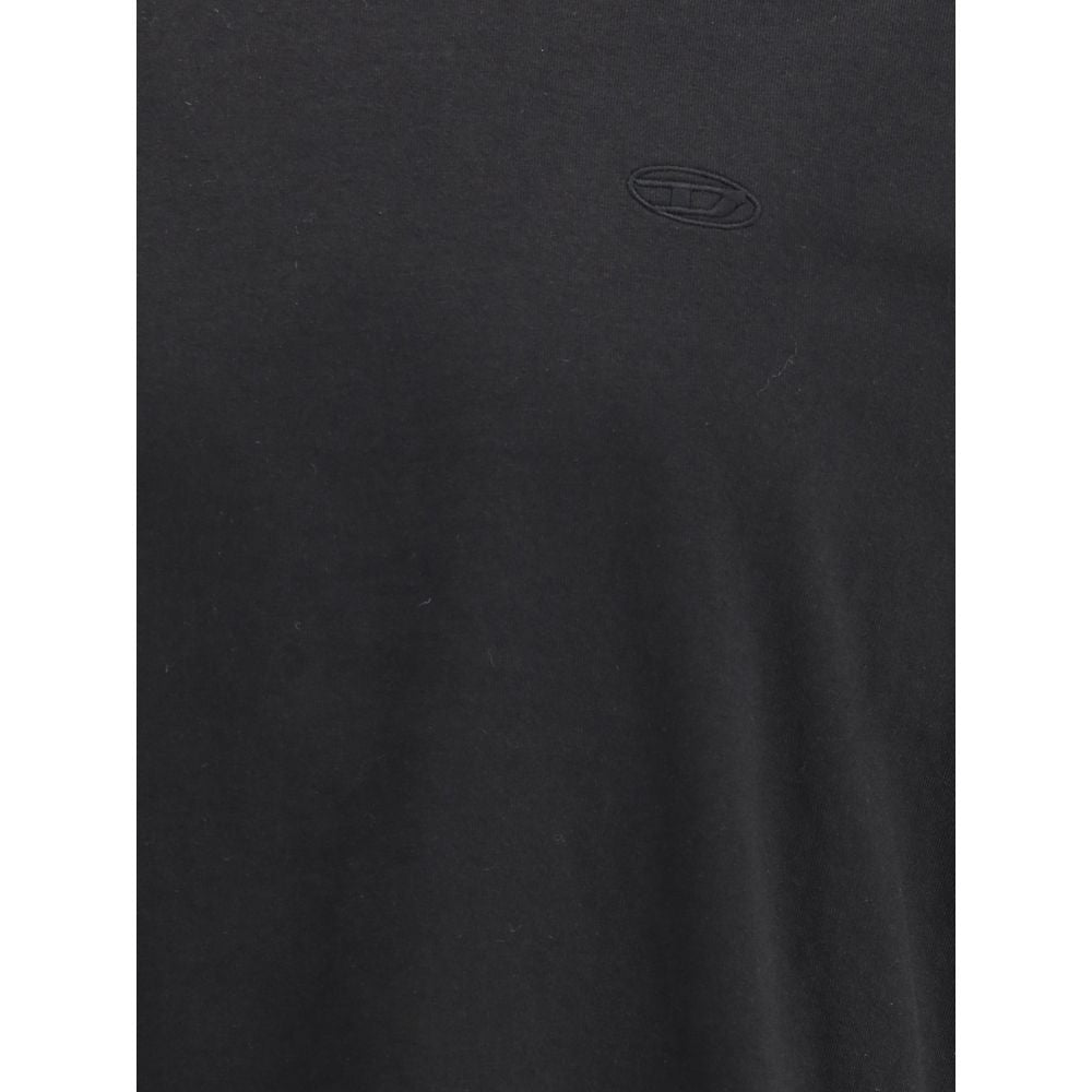 Diesel Black Cotton T-Shirt Mens T-Shirt