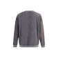 Diesel Gray Cotton Sweatshirt Mens Sweater