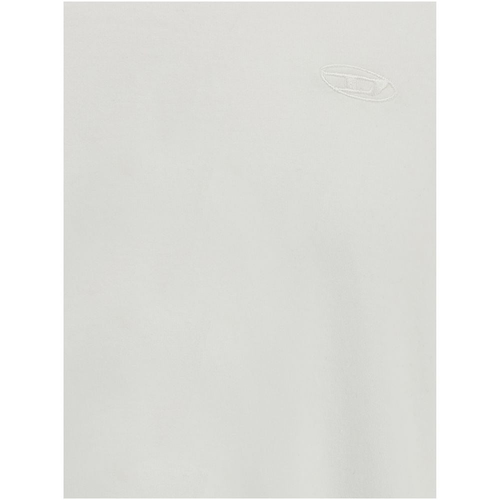 Diesel White Cotton T-Shirt Mens T-Shirt