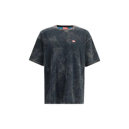 Diesel Black Cotton T-Shirt Mens T-Shirt