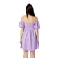 Aniye By Purple Polyester Short Dress