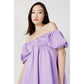 Aniye By Purple Polyester Short Dress