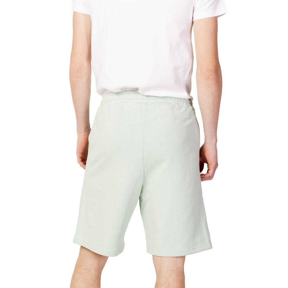 Fila Green Cotton Bermuda Shorts Mens Shorts