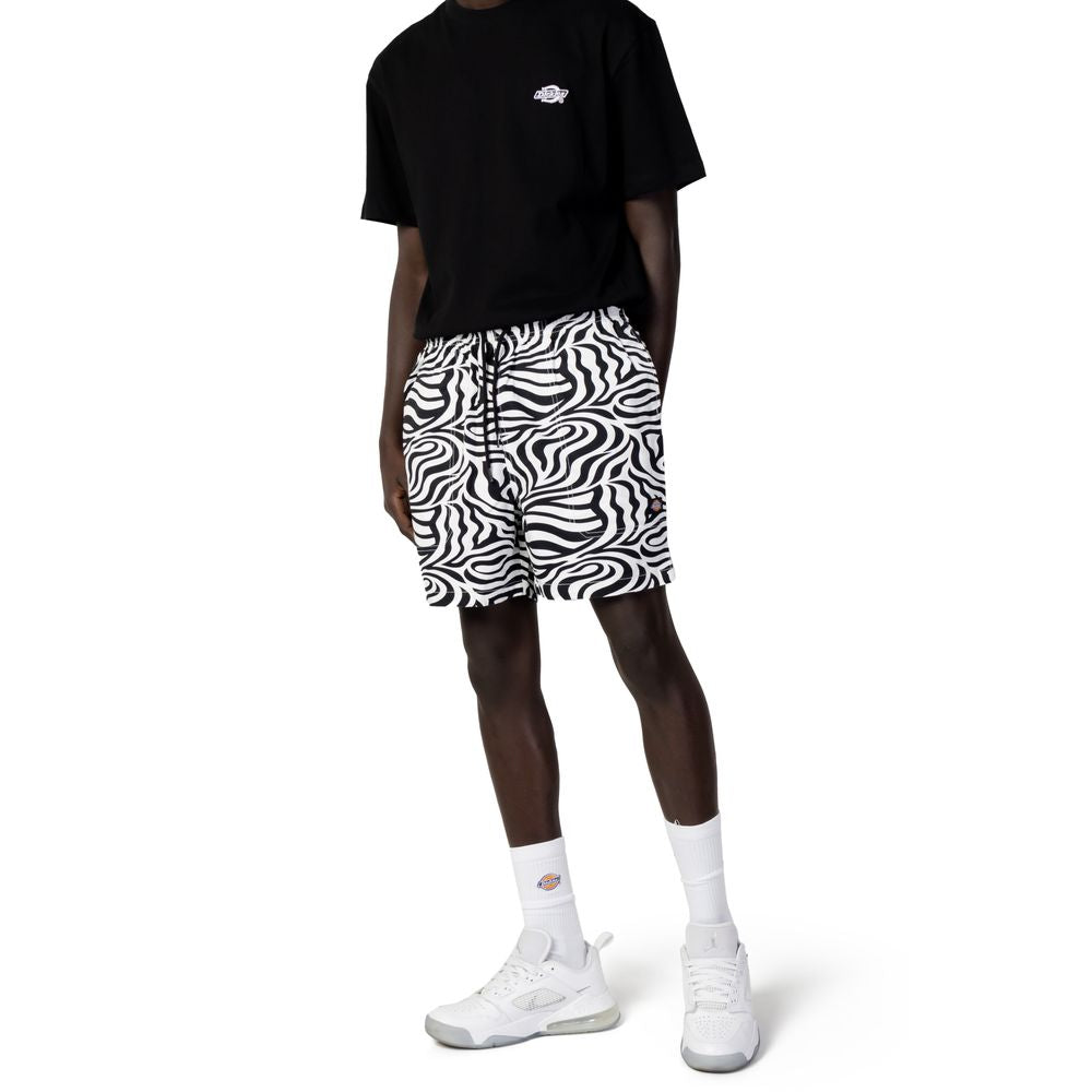 Dickies Black And White Recycled Polyester Bermuda Shorts Mens Shorts