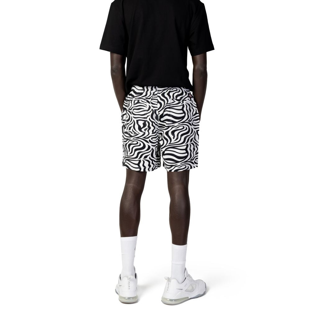 Dickies Black And White Recycled Polyester Bermuda Shorts Mens Shorts
