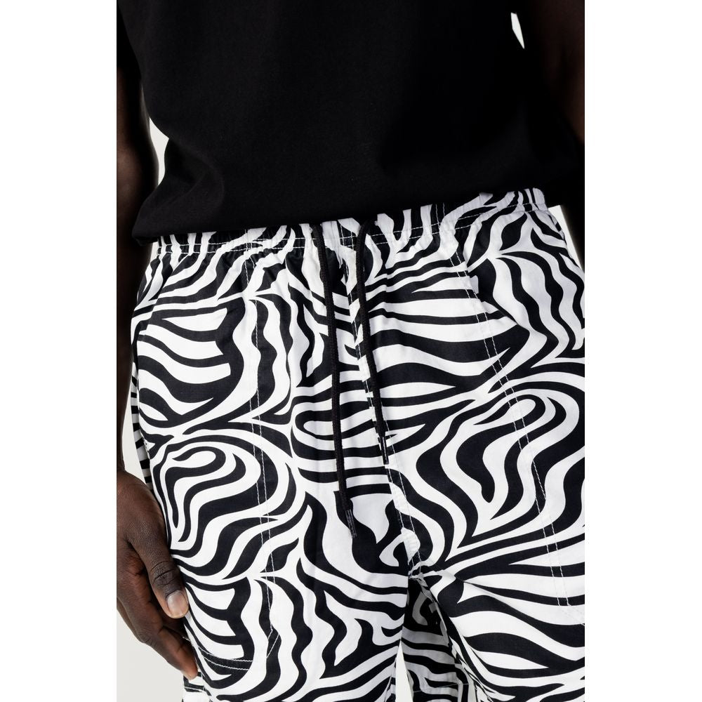 Dickies Black And White Recycled Polyester Bermuda Shorts Mens Shorts