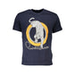 Cavalli Class Blue Cotton T-Shirt Mens T-Shirt