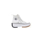 Converse White Fabric High Top Sneakers