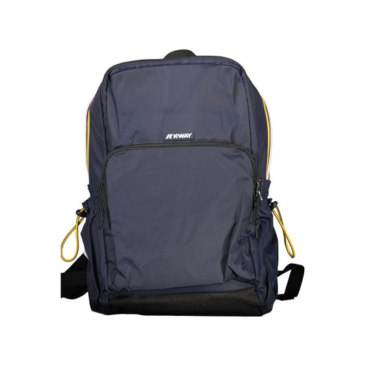 K-WAY Blue Polyamide Backpack Mens Backpack