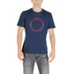 Bikkembergs Blue Cotton T-Shirt Mens T-Shirt