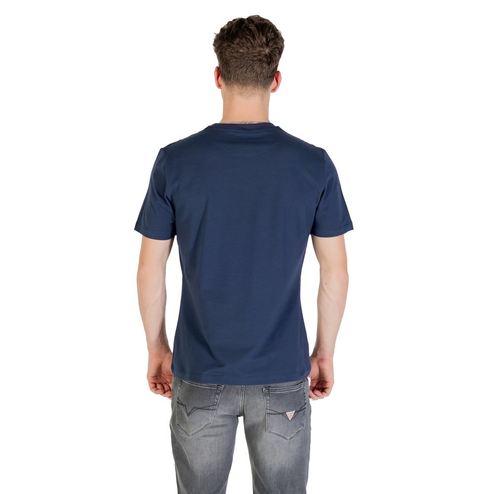 Bikkembergs Blue Cotton T-Shirt Mens T-Shirt
