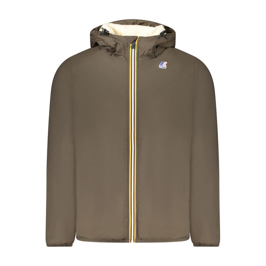 K-WAY Brown Polyamide Jackets & Coat