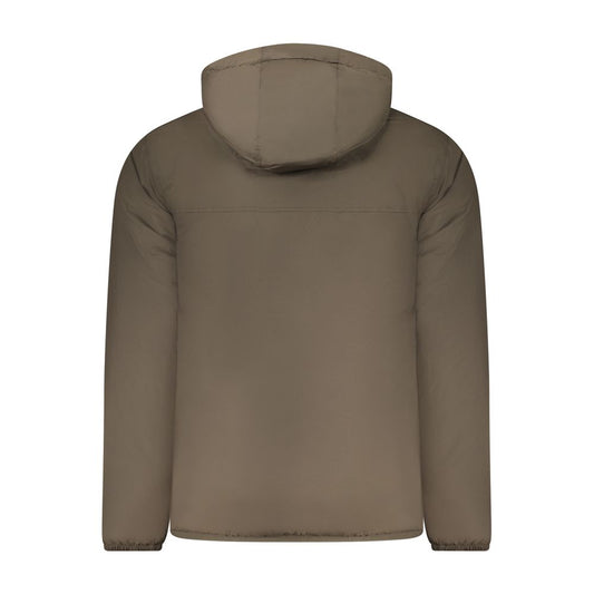 K-WAY Brown Polyamide Jackets & Coat