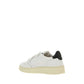 Autry White Calf Leather Bos Taurus Sneakers
