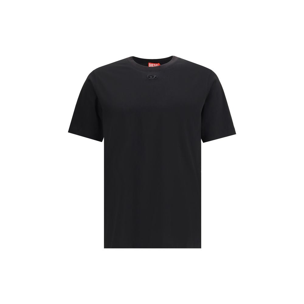 Diesel Black Cotton T-Shirt Mens T-Shirt