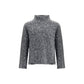 Diesel Gray Wool Sweater Mens Sweater