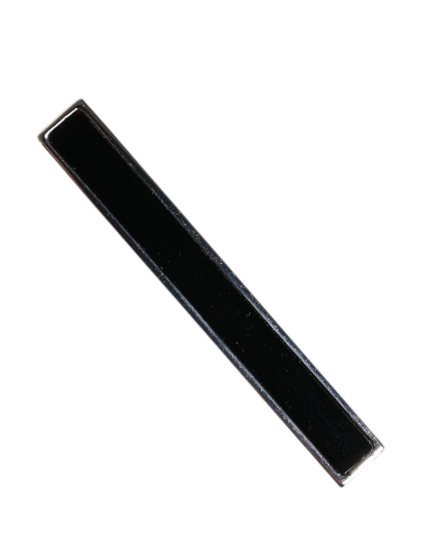 Dolce & Gabbana Silver Tone Brass Logo Branded Men Accessory Tie Clip Bar Mens Tie Clip