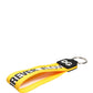 Dolce & Gabbana Multicolor Logo Polyester Brass Holder Keychain Keyring