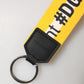 Dolce & Gabbana Multicolor Logo Polyester Brass Holder Keychain Keyring