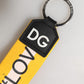 Dolce & Gabbana Multicolor Logo Polyester Brass Holder Keychain Keyring