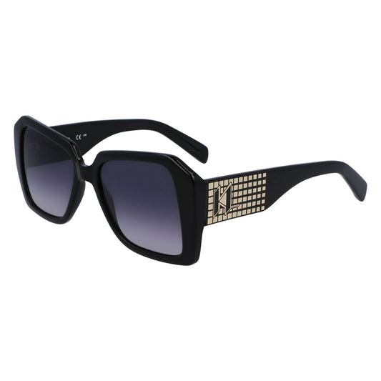 Karl Lagerfeld Black Injected Sunglasses