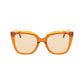 Longchamp Orange Acetate Sunglasses
