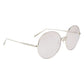 Longchamp Gold Metal Sunglasses