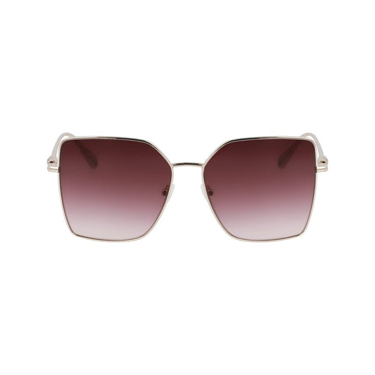 Longchamp Gold Metal Sunglasses