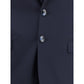 Giorgio Armani Blue Fleece Wool Two-Piece Suit