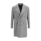 Gi Capri Gray Fleece Wool Coat Mens Jacket