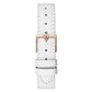 Furla White Leather Dress Watch