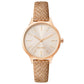 Nine West Multicolor Leather Dress Watch