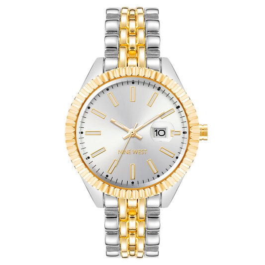 Nine West Multicolor Metal Dress Watch