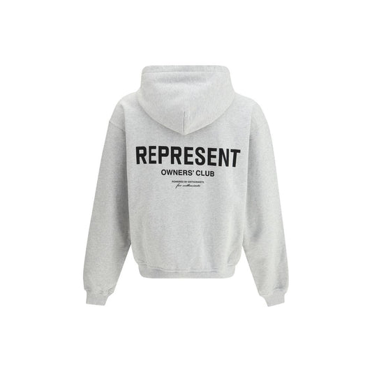 Represent Gray Cotton Sweatshirt Mens Sweater