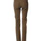 Dolce & Gabbana Brown Cotton Stretch Skinny Men Denim Jeans