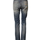 Dolce & Gabbana Blue Tattered Men Skinny Denim Trouser Jeans