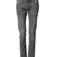 Dolce & Gabbana Gray Cotton Mid Waist Skinny Denim Jeans