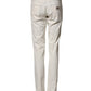 Dolce & Gabbana White Cotton Skinny Denim Trouser Men Jeans