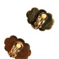 Dolce & Gabbana Gold Brass LOVE Cartoon Crystal Clip-On Jewelry  Earrings Womens Earrings