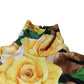 Dolce & Gabbana Multicolor Floral Print Sheath Mini Dress