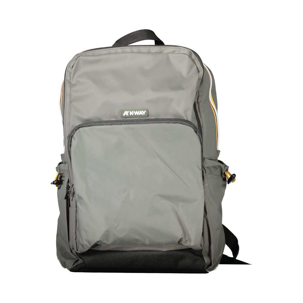 K-WAY Green Polyamide Backpack Mens Backpack
