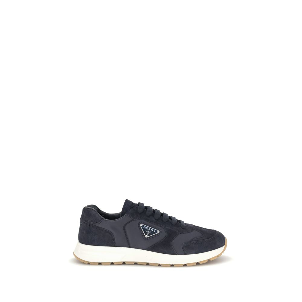 Prada Black Recycled Polyamide Athletic Sneakers