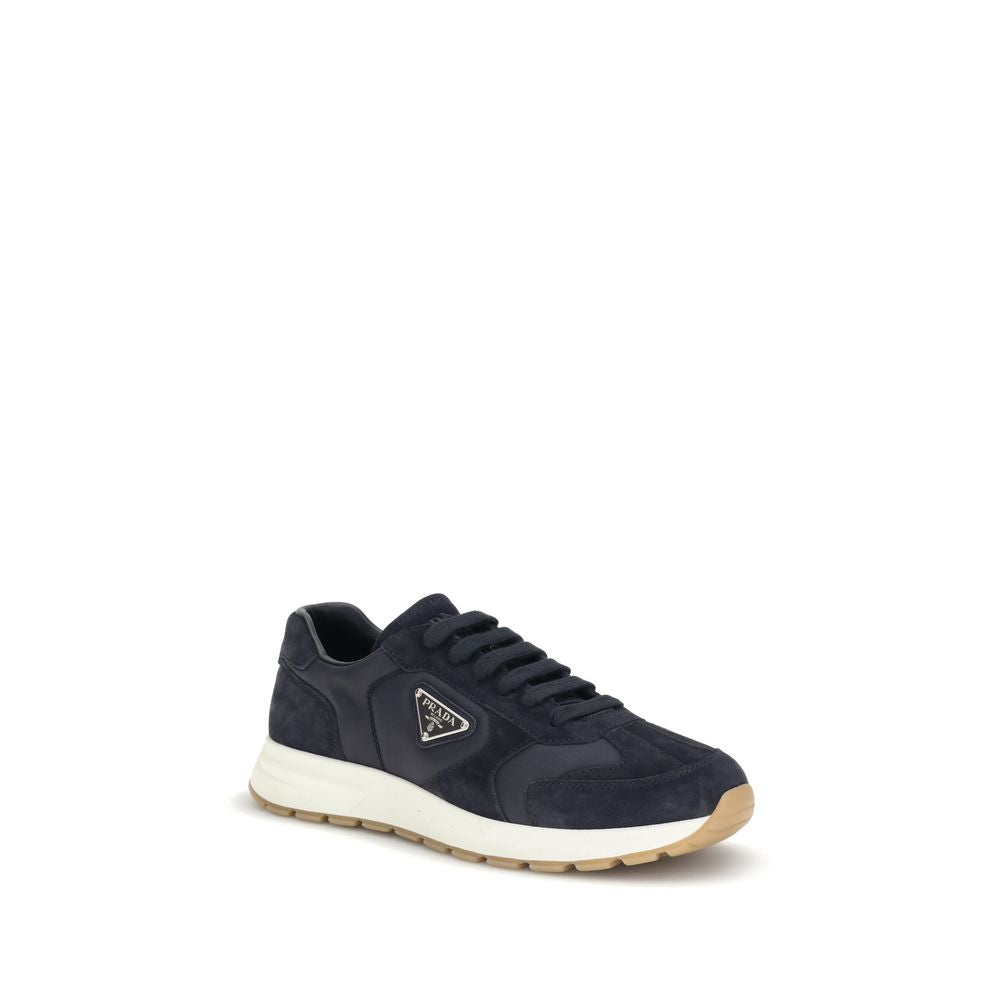 Prada Black Recycled Polyamide Athletic Sneakers