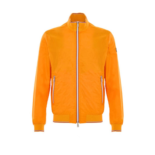 Paul & Shark Orange Polyamide Bomber Mens Jacket