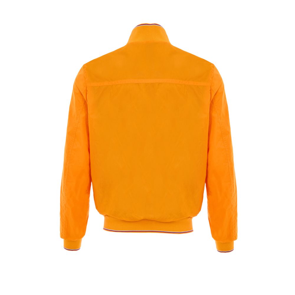 Paul & Shark Orange Polyamide Bomber Mens Jacket