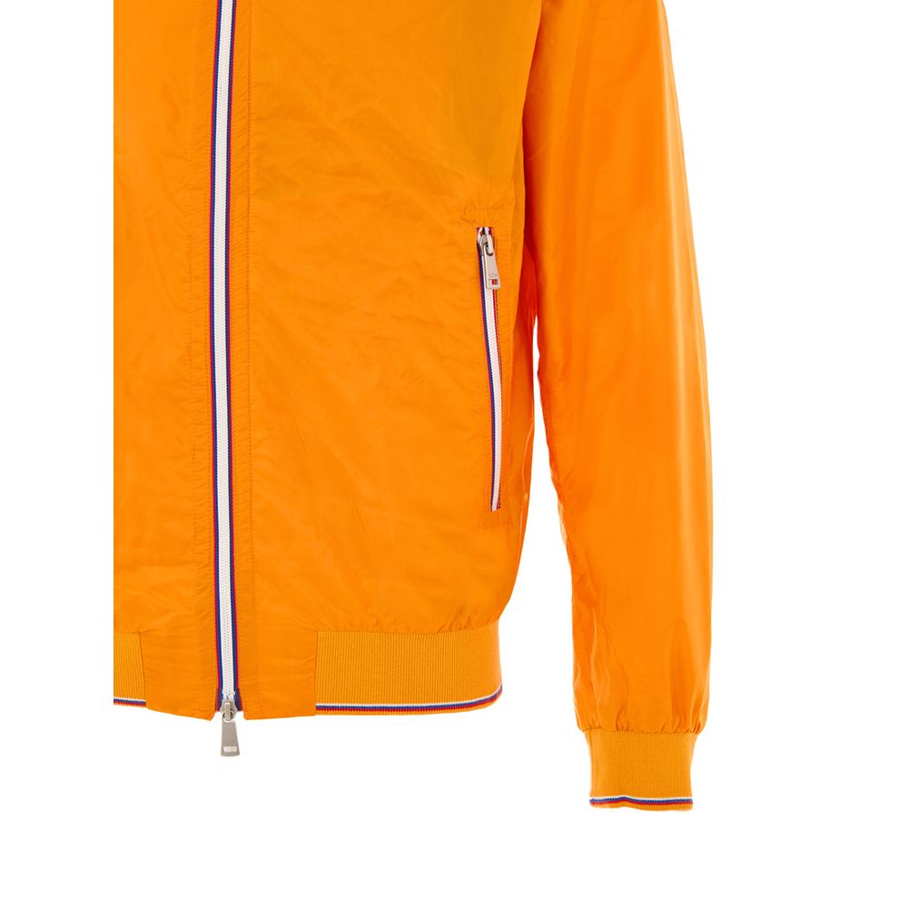 Paul & Shark Orange Polyamide Bomber Mens Jacket